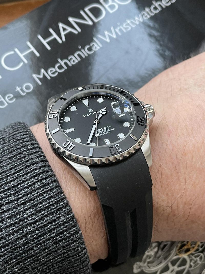 Steinhart Ocean 39 Black Ceramic for Gnomon