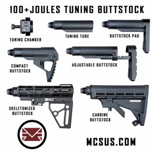 Milspec Buffer Tube Solid Remote Line Adapter + Carbine Buttstock
