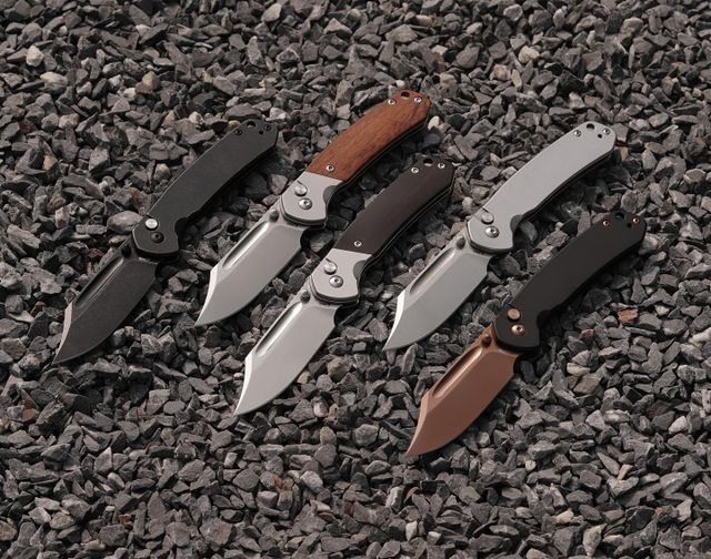 CJRB Pyrite J1925T-GCF CPM S90v Blade Titanium Handle Folding