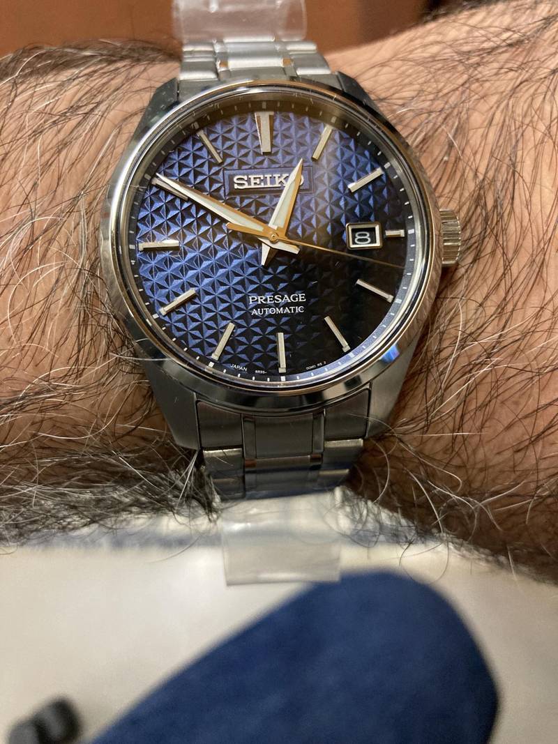 Seiko Presage Automatic Sharp Edged Aitetsu Blue Ref. SARX077 Seiko Presage Automatic Sharp Edged Aitetsu Blue Ref. SARX077