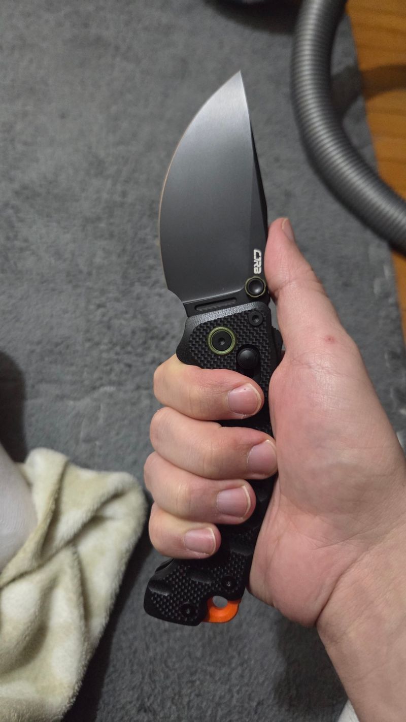 CJRB Riff J1928 AR-RPM9 Steel Blade Micarta Handle Folding Knives