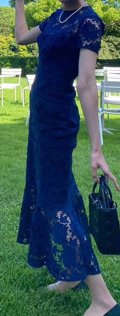 ML Monique Lhuillier 結婚式・パーティードレス｜ネイビーの