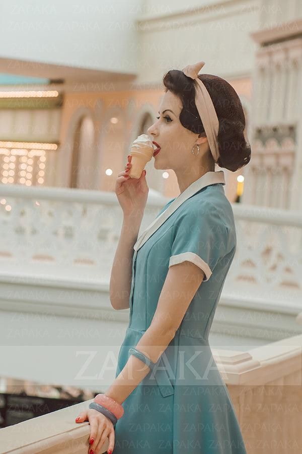 FYMNSI Abito Da Donna Vichy A Quadri, Stile Vintage Anni '50 - 6