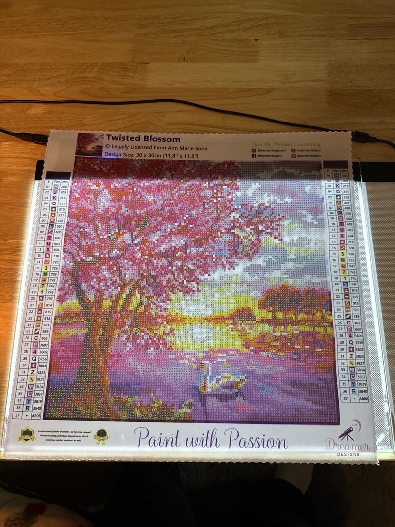 ドリーマーデザインズ キット Twisted Blossom Diamond Painting Kit - Dreamer Designs