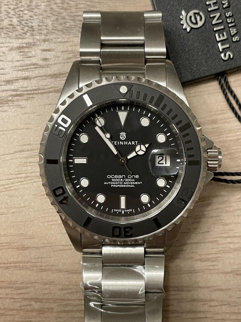 Steinhart Ocean 39 Black Ceramic for Gnomon