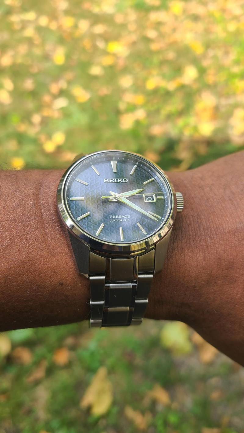 Seiko Presage Automatic Sharp Edged Aitetsu Blue Ref. SARX077 Seiko Presage Automatic Sharp Edged Aitetsu Blue Ref. SARX077