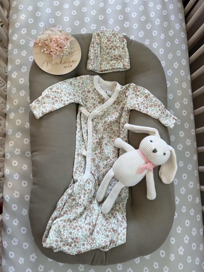 Organic Cotton Short Sleeve Bubble Romper- Mod Dots