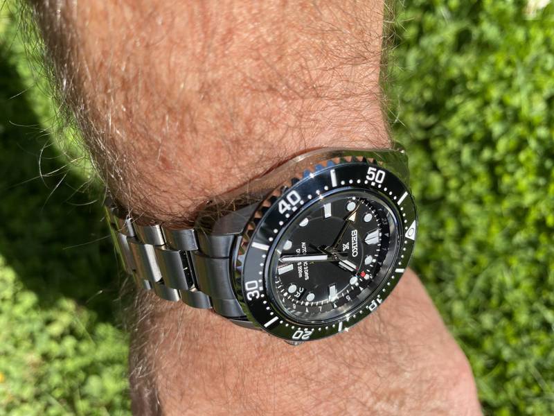 Seiko Prospex 200M Automatic Diver Scuba GMT Black Ref. SBEJ011 Seiko Prospex 200M Automatic Diver Scuba GMT Black Ref. SBEJ011
