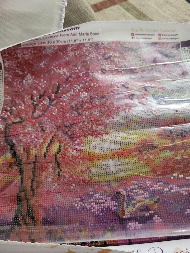 ドリーマーデザインズ Dreamer Designs キット Twisted Blossom Diamond Painting Kit - Dreamer Designs